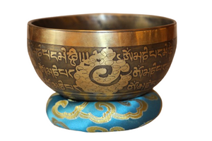 Kézzel készített 7 fémes dizájn hangtál, 458 gramm