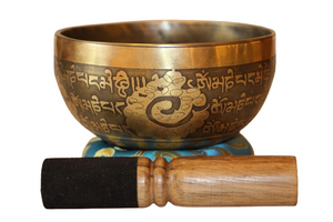 Kézzel készített 7 fémes dizájn hangtál, 458 gramm