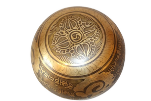 Kézzel készített 7 fémes dizájn hangtál, 458 gramm