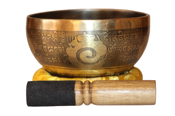 Kézzel készített 7 fémes dizájn hangtál, 511 gramm