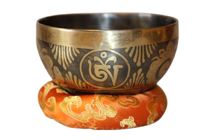 Kézzel készített 7 fémes dizájn hangtál, 256 gramm