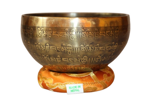 Kézzel készített 7 fémes dizájn hangtál, 495 gramm