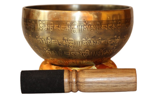 Kézzel készített 7 fémes dizájn hangtál, 495 gramm