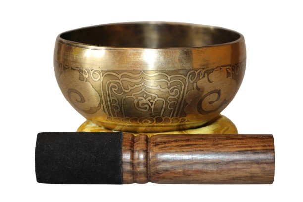 Kézzel készített 7 fémes dizájn hangtál, 322 gramm 🟣 Koronacsakra: Béke – Tudatosság – Kapcsolódás