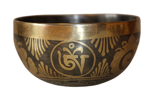 Kézzel készített 7 fémes dizájn hangtál, 256 gramm