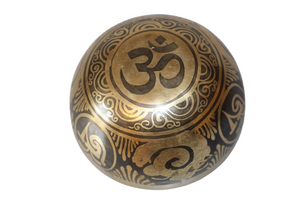 Kézzel készített 7 fémes dizájn hangtál, 256 gramm