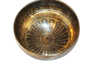 Kézzel készített 7 fémes dizájn hangtál, 256 gramm