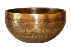 Kézzel készített 7 fémes dizájn hangtál, 495 gramm