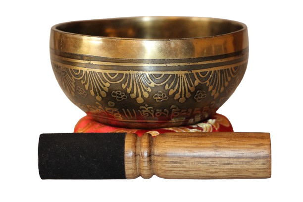 Kézzel készített 7 fémes dizájn hangtál, 391 gramm