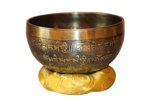 Kézzel készített 7 fémes dizájn hangtál, 379 gramm