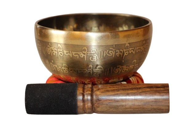 Kézzel készített 7 fémes dizájn hangtál, 364 gramm 🔮 Harmadik szem csakra: Tisztánlátás – Intuíció – Belső vezetés