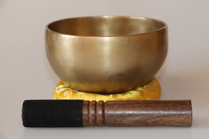 Kézzel készített 7 fémes hangtál, 606 gramm 💚 Szívcsakra: Szeretet – Gyógyulás – Harmónia