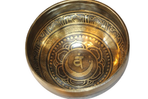 Kézzel készített 7 fémes dizájn hangtál, 391 gramm