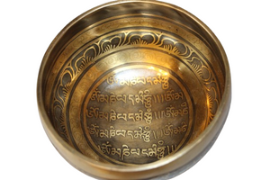 Kézzel készített 7 fémes dizájn hangtál, 418 gramm