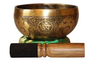 Kézzel készített 7 fémes dizájn hangtál, 418 gramm