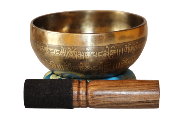 Kézzel készített 7 fémes dizájn hangtál, 359 gramm 💚 Szívcsakra: Szeretet – Gyógyulás – Harmónia