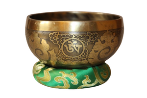 Kézzel készített 7 fémes dizájn hangtál, 418 gramm