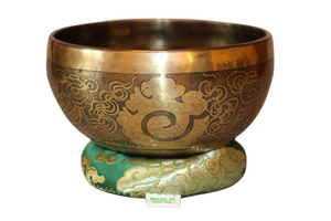 Kézzel készített 7 fémes dizájn hangtál, 484 gramm