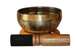 Kézzel készített 7 fémes dizájn hangtál, 275 gramm