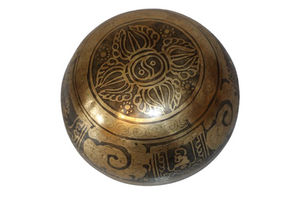 Kézzel készített 7 fémes dizájn hangtál, 275 gramm