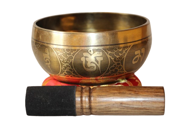 Kézzel készített 7 fémes dizájn hangtál, 402 gramm 🔮 Harmadik szem csakra: Tisztánlátás – Intuíció – Belső vezetés