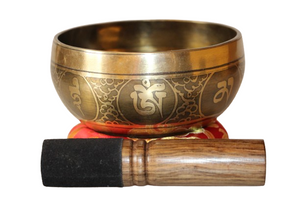 Kézzel készített 7 fémes dizájn hangtál, 402 gramm 🔮 Harmadik szem csakra: Tisztánlátás – Intuíció – Belső vezetés