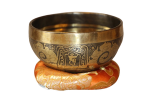 Kézzel készített 7 fémes dizájn hangtál, 275 gramm