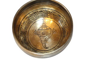 Kézzel készített 7 fémes dizájn hangtál, 275 gramm