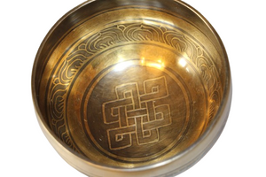 Kézzel készített 7 fémes dizájn hangtál, 402 gramm 🔮 Harmadik szem csakra: Tisztánlátás – Intuíció – Belső vezetés