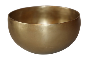 Kézzel készített 7 fémes hangtál, 582 gramm 🟡 Napfonat csakra: Önbizalom – Erő – Harmónia