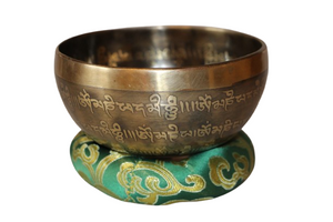 Kézzel készített 7 fémes dizájn hangtál, 353 gramm 🔴 Gyökércsakra: Stabilitás – Biztonság – Egyensúly