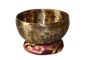 Kézzel készített 7 fémes hangtál, 447 gramm 🟣 Koronacsakra: Béke – Tudatosság – Kapcsolódás