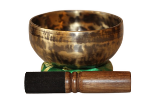 Kézzel készített 7 fémes hangtál, 381 gramm 🟣 Koronacsakra: Béke – Tudatosság – Kapcsolódás