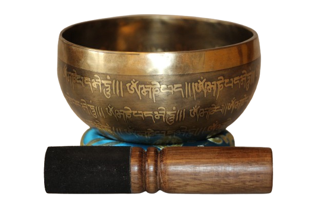 Kézzel készített 7 fémes dizájn hangtál, 434 gramm 🟣 Koronacsakra: Béke – Tudatosság – Kapcsolódás