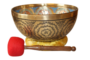 Kézzel készített 7 fémes dizájn hangtál, 1992 gramm. 💚 Szívcsakra Szeretet – Gyógyulás – Harmónia