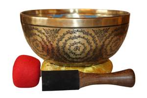 Kézzel készített 7 fémes dizájn hangtál, 1992 gramm. 💚 Szívcsakra Szeretet – Gyógyulás – Harmónia