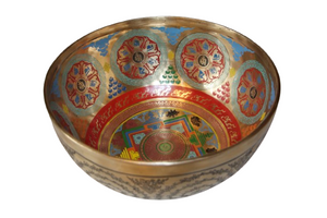 Kézzel készített 7 fémes dizájn hangtál, 1992 gramm. 💚 Szívcsakra Szeretet – Gyógyulás – Harmónia