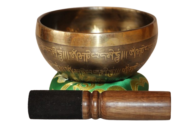 Kézzel készített 7 fémes dizájn hangtál, 387 gramm 🟠 Szakrális csakra: Életöröm- intimitás- felszabadulás