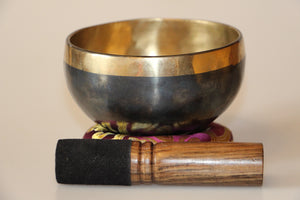 Kézzel készített 7 fémes hangtál, 424 gramm 🟠 Szakrális csakra: Életöröm- intimitás- felszabadulás