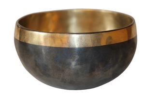 Kézzel készített 7 fémes hangtál, 424 gramm 🟠 Szakrális csakra: Életöröm- intimitás- felszabadulás