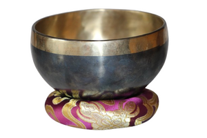 Kézzel készített 7 fémes hangtál, 424 gramm 🟠 Szakrális csakra: Életöröm- intimitás- felszabadulás