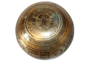 Kézzel készített 7 fémes dizájn hangtál, 463 gramm 🟣 Koronacsakra: Béke – Tudatosság – Kapcsolódás