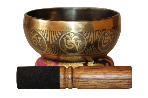 Kézzel készített 7 fémes dizájn hangtál, 437 gramm 🔮 Harmadik szem csakra: Tisztánlátás – Intuíció – Belső vezetés