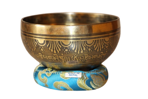 Kézzel készített 7 fémes dizájn hangtál, 432 gramm 🟣 Koronacsakra: Béke – Tudatosság – Kapcsolódás