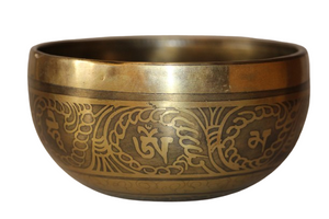 Kézzel készített 7 fémes dizájn hangtál, 489 gramm 🔴 Gyökércsakra: Stabilitás – Biztonság – Egyensúly