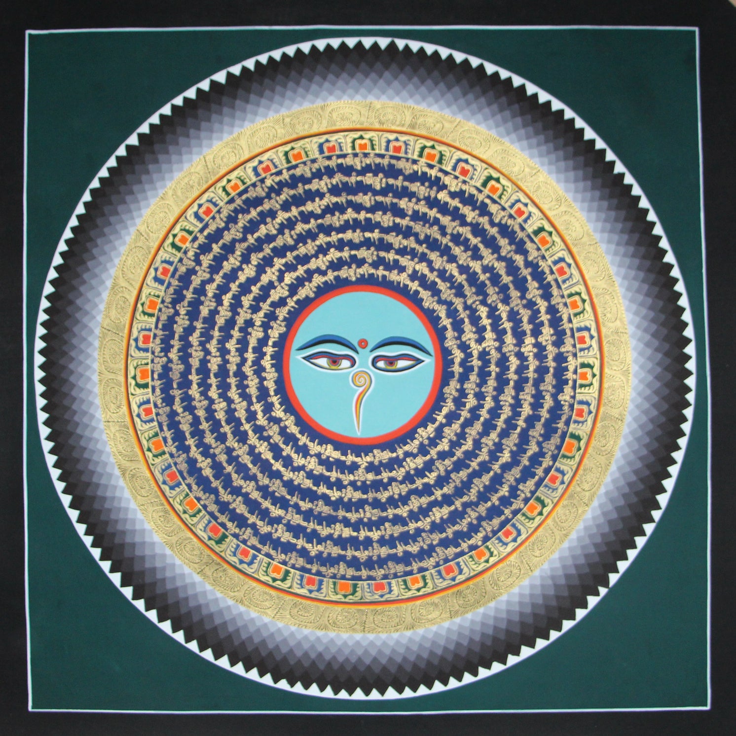 Buddha eye mandala